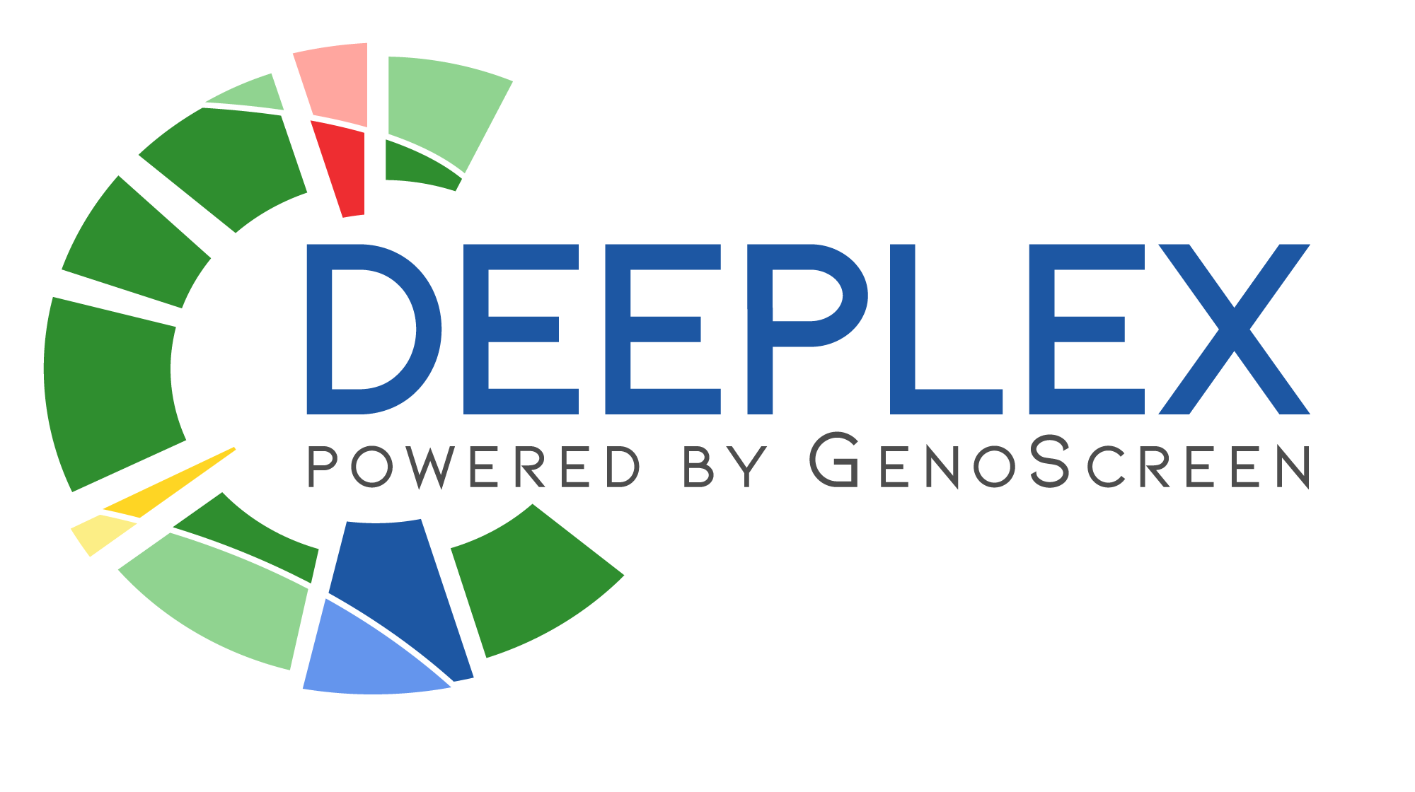 Logo Deeplex Powered by GenoScreen